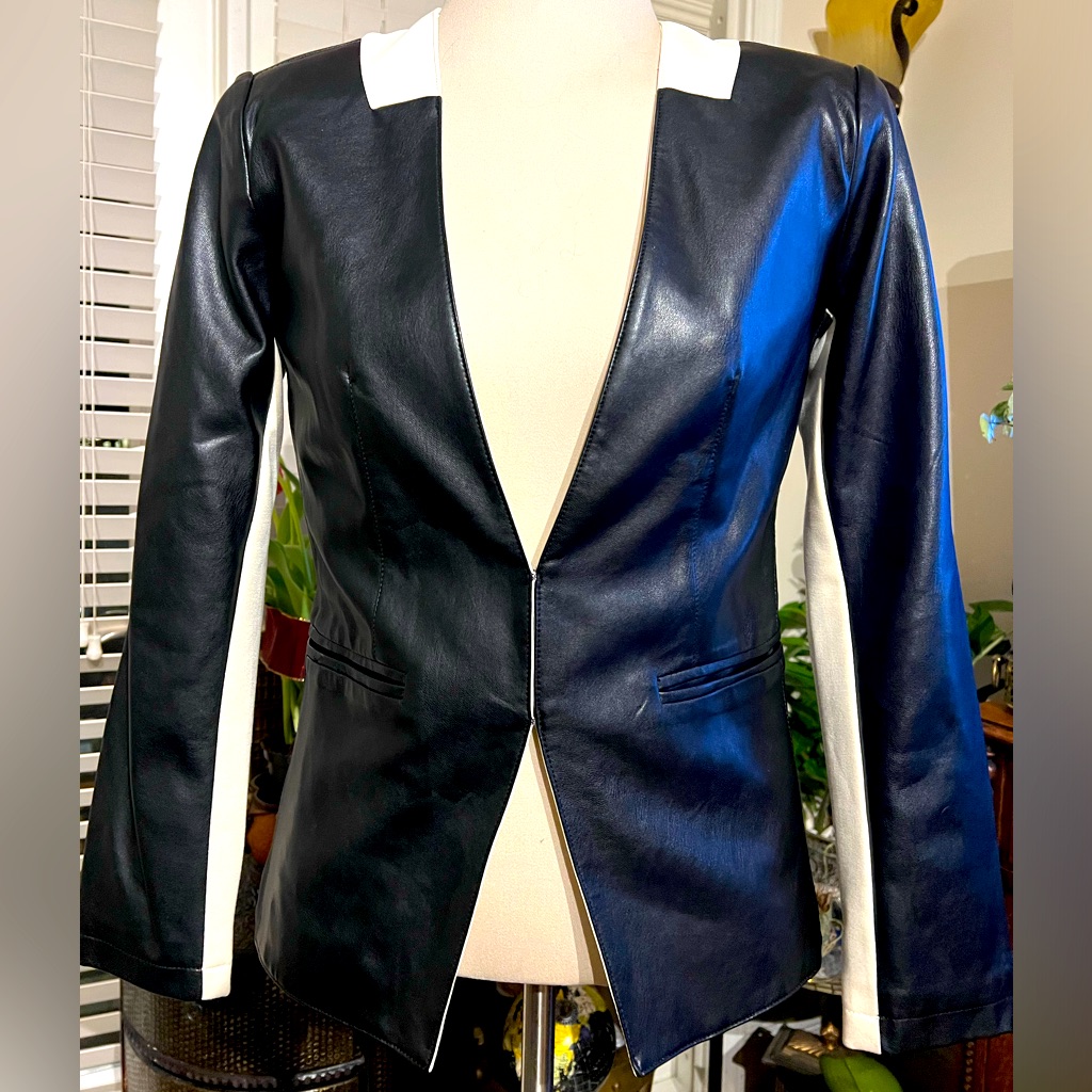 Nene Nene Leakes Leather Blazer